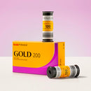 Kodak Professional Gold 200 Color Negative Film Pro Pack (120 Roll Film, 5 Rolls)