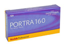 Kodak Portra 160 Color Negative Film Pro Pack (120 roll film, 5 Rolls)