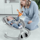 Bluetooth Infant Swing with Music Speaker - Gray