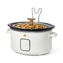 4Qt Slow Cooker with Touch-Activated Display - White Icing