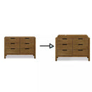 Colby 6-Drawer Double Dresser in Walnut