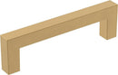Amerock Monument Series BP36570CZ Cabinet Pull, 4-1/8 in L Handle, 1-3/16 in H Handle, 1-3/16 in Projection, Aluminum
