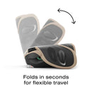 Solution G2 Folding Travel High-Back Booster - Almond Beige