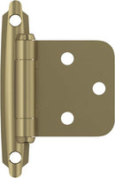 Amerock BPR3429BBZ Cabinet Hinge, 110 deg Hinge Opening, Self-Closing Close, Golden Champagne