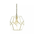 Bellini One Light Pendant In Brushed Gold