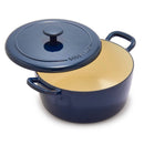 5.5qt Cast Enamel Dutch Oven Oxford Blue
