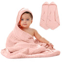 Hooded Muslin Cotton Towel for Kids - Large 32” x 32”