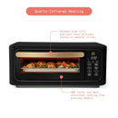 Beautiful by Drew Barrymore 9 Slice Infrared Air Fry Toaster Oven- Black Sesame