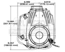 Briggs & Stratton 31R907-0022-G1 1" X 3 5-32" Vertical Recoil Intek Series Engine