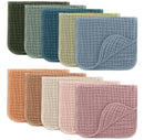 Muslin Burp Cloths Large 100% Cotton - Multicolor, Pack of 10