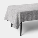 84"x60" Weave Tablecloth - Black/White