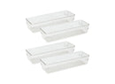 4PC Drawer Organizers - Storage Bins for Makeup, Kitchen & Office