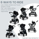 Grove Modular Lightweight Baby Stroller - Pindot Onyx Edition