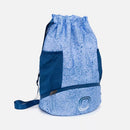 Elite Cinch Sports Drawstring Bag with Shoe Compartment - Noise Ice Blue