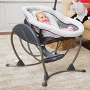 DuoGlider, Swing and Rocker with One-Hand Recline Lever - Grey