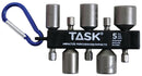 TASK T67395 Magnetic Nutsetter Assortment with Carabiner Clip
