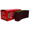 TASK 32180 Sanding Belt, 3 in W, 21 in L, 80 Grit, Aluminum Oxide Abrasive, Pack of 10