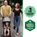Ingenuity 3Dlite ST Convenience Stroller - Lightweight Black Travel Stroller