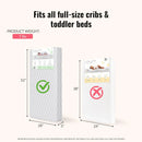 2-in-1 Crib and Toddler Mattress - Breathable & Waterproof
