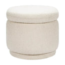 Enoki Storage Ottoman - Ivory Boucle