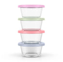 Ello Everyday 4pk 2c Round Food Storage Container Set