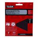 TASK T13051 Sanding Disc, 5 in Dia, 150 Grit, Aluminum Oxide Abrasive, 8-Hole