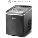 Iceman by Chefman 1 lb Dual-Size Compact Ice Machine, Ice Basket and Scoop
