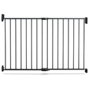 Push to Close™ Baby Gate - Extends 28.5" to 45" Wide, Metal, Dark Grey