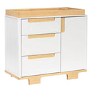 Yuzu 3-Drawer Changer Dresser - White/Natural