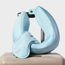 Neck Pillow and Eye Mask Set - Muddy Aqua