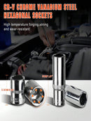 Part-driven Socket Claw Ratchet Wrench Tool Set, With Drill Socket Set Metric