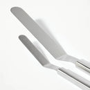 2pk Stainless Steel Icing Spatula Set