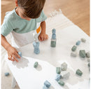 Toddler Wooden Stacking Rocks Set - 36 Pieces