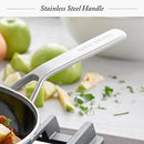 GreenPan Merten & Storck Steel Core Enameled Sauté Pan - Chocolate Truffle