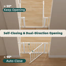 Extra Wide Pressure Mount Dog Gate - White