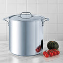 16Qt Stainless Steel Stock Pot - Silver