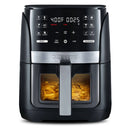 6-Qt Digital Window Air Fryer With 12 Cooking Presets