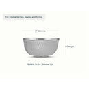 2qt Small Stainless Steel Strainer
