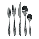 20pc Stainless Steel Flatware Set - Matte Black