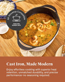 8.5 qt Enameled Cast Iron Oval Dutch Oven with Lid - Light Mist