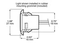 PM V171C Utility Light, 12 V, LED Lamp, Clear Lamp