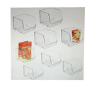 Open Front Bins Clear - 8 Piece Set