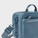 Faux Neoprene Lunch Tote - Dusty Navy