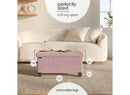 Storage Ottoman Bench - Pink