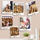 Soft Warm Fluffy for Bed Luxury Plush Faux Fur Blanket -L