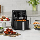 4-Quart Digital Air Fryer With 12 One-Touch Presets - Black