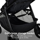 Zelia Pro 5-in-1 Travel System with Mico Pro Infant Car Seat - Caspian Caviar