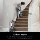 Rotator Pet Upright Vacuum with PowerFins HairPro and Odor Neutralizer Technology ZU102 12" Cleaning Path Black