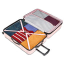 Checkered Hardside Carry On Spinner Suitcase - Pink