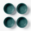 4pc Stoneware Ramekin Set Dark Green - Figmint™